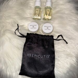 NWT Epicutis Skincare Set with Black Pouch